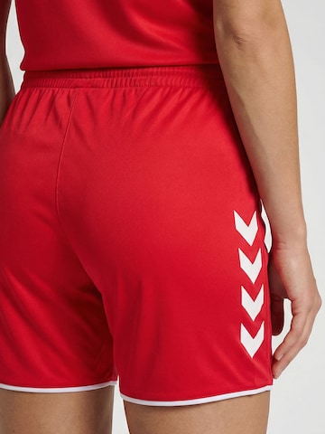 Regular Pantalon de sport Hummel en rouge