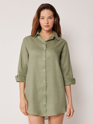 CALZEDONIA Bluse in Grün: Vorderseite