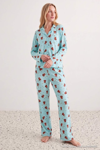Pyjama Trendyol en vert : devant