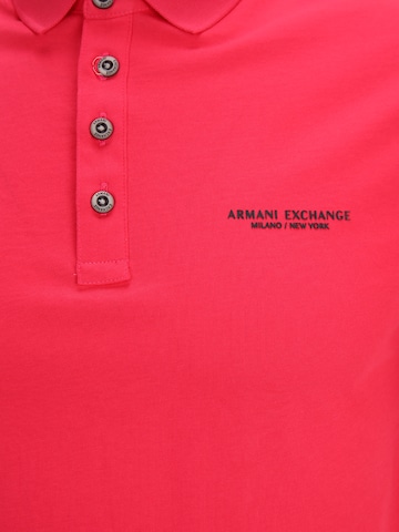 ARMANI EXCHANGE - Camiseta en rojo