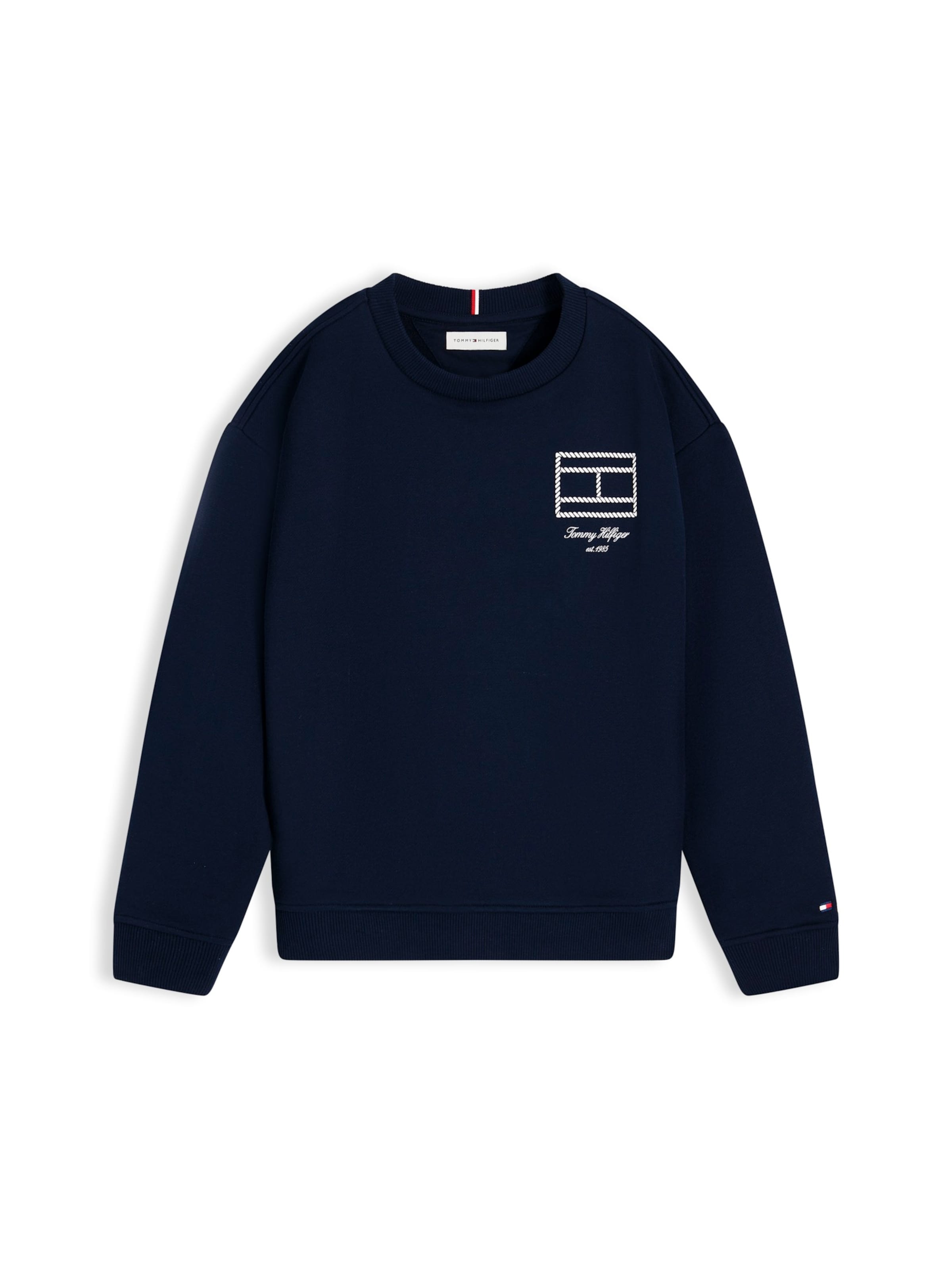 TOMMY HILFIGER Sweatshirt in Blau: Vorderseite