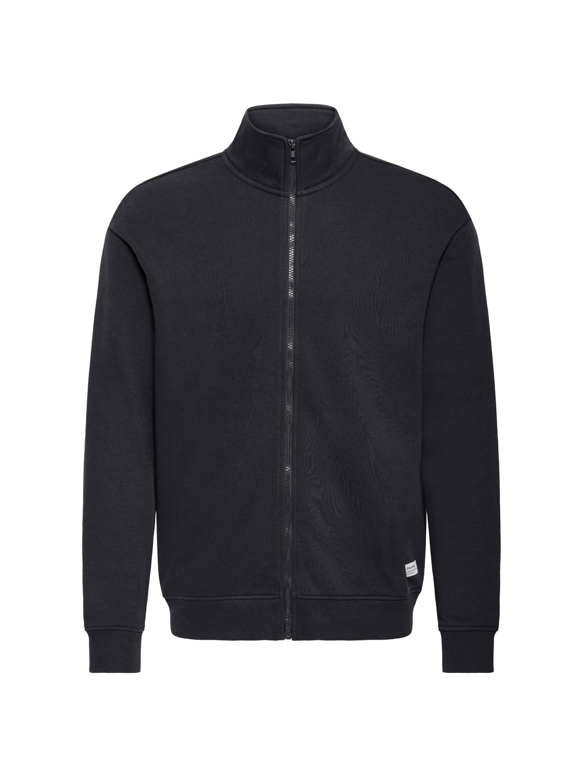 BLEND Sweatvest ' BHBrise ' in Zwart: voorkant