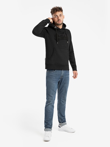 SPITZBUB Sweatshirt 'Manuel' in Schwarz