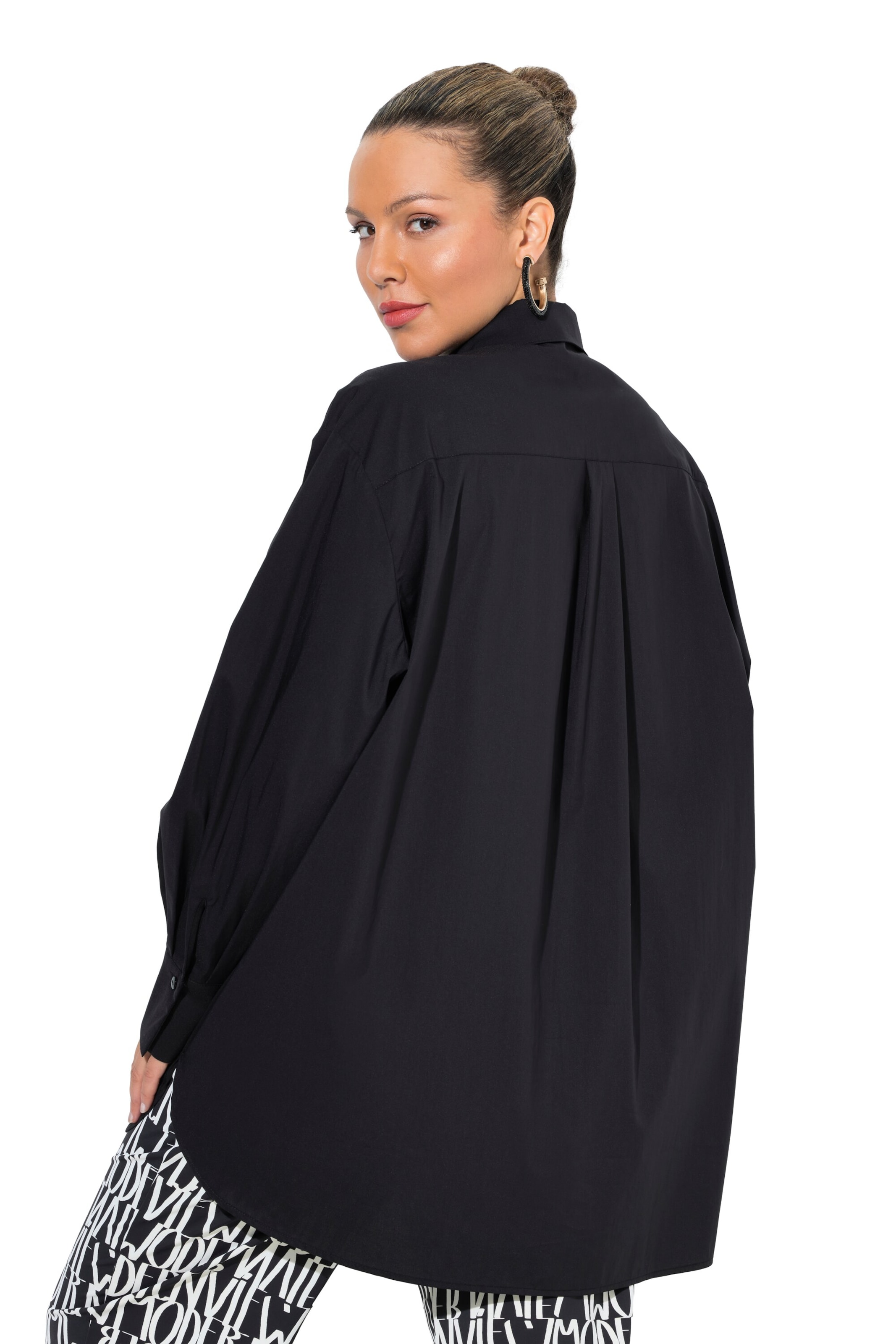 Ulla Popken Bluse in Schwarz