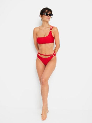 LSCN by LASCANA - Bustier Top de bikini 'Baila' en rojo