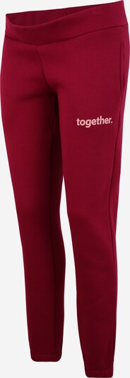 Pantaloni MAMALICIOUS di colore borgogna, Visualizzazione prodotti