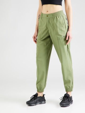 Jordan Tapered Trousers in Green: front