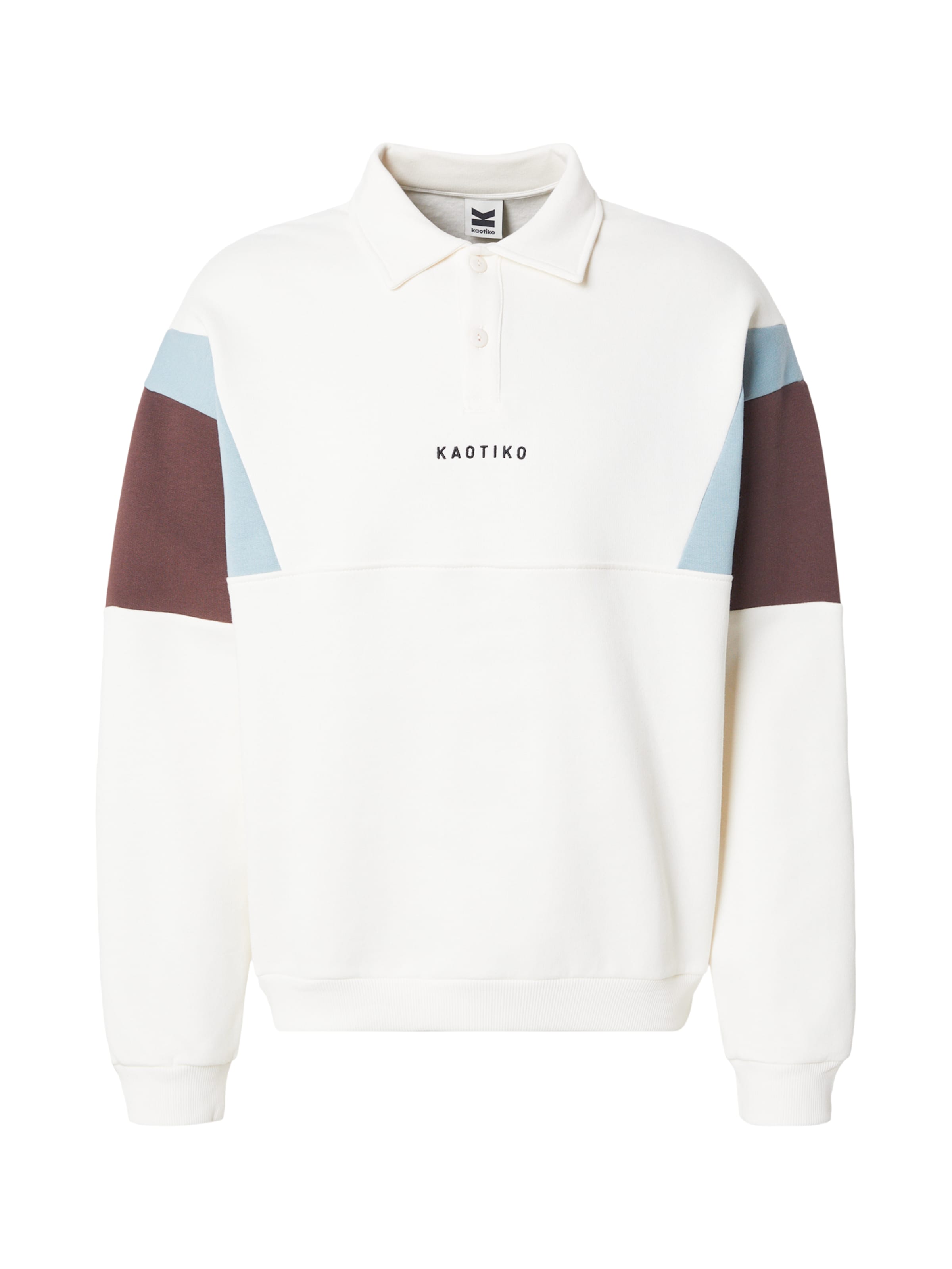 bēšs Kaotiko Sportisks džemperis: no priekšpuses