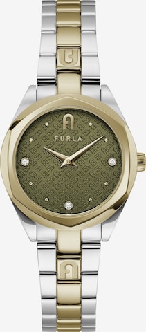 FURLA Analog Watch in Green: front