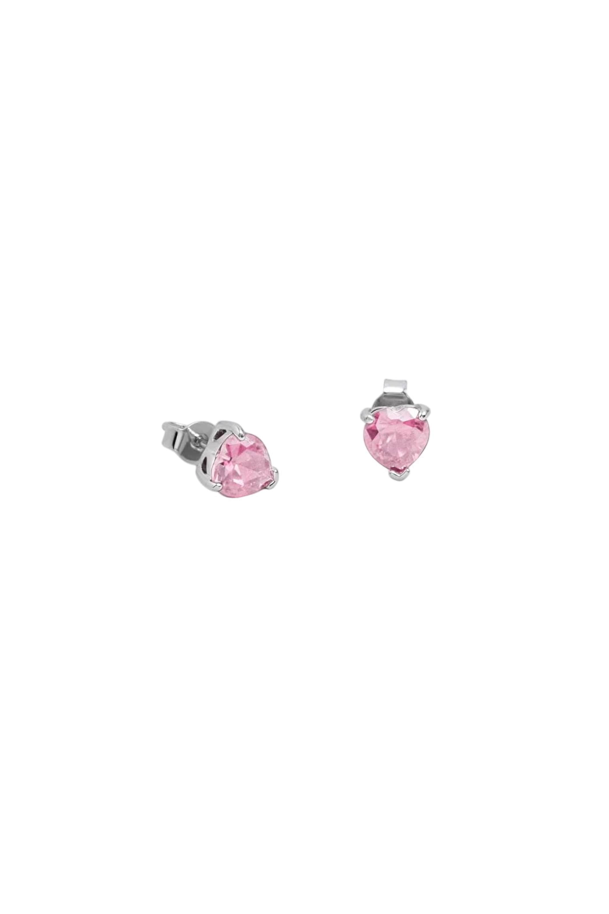 Boucles d'oreilles So Chic en rose : devant
