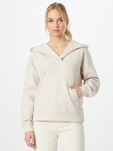 Sweat-shirt 'Lani' ABOUT YOU en beige : devant