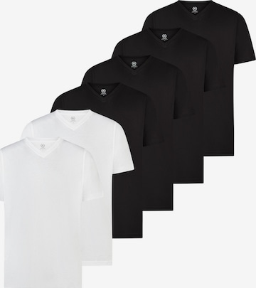 LERROS Shirt 'Basic' in Zwart: voorkant