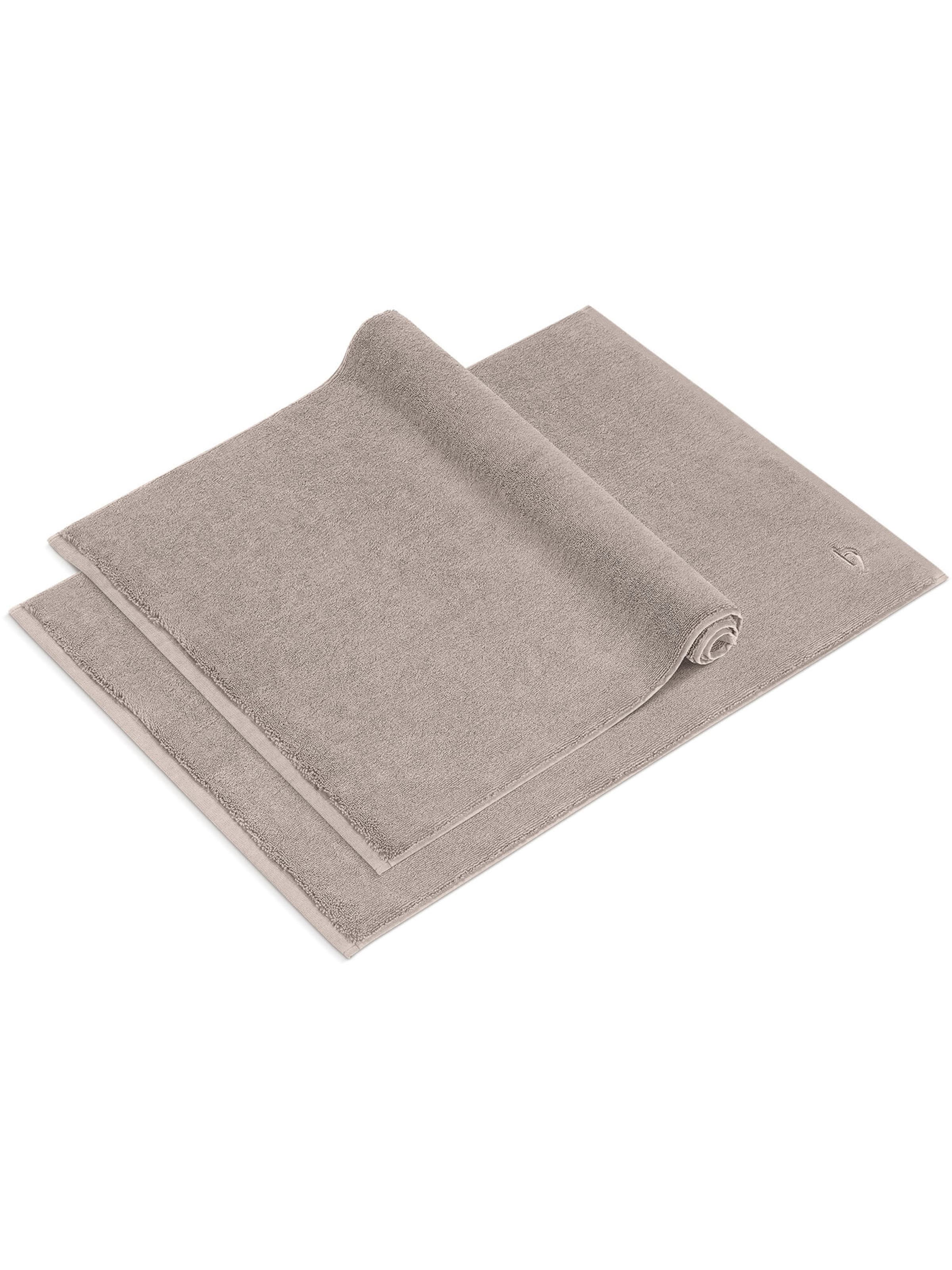 Tapis de bain 'Pura' Herzbach home en beige : devant
