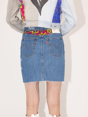 Levi's® Upcycling Skirt 'Wavvyboi Design' in Blue