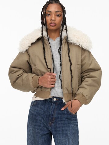 Pull&Bear Kurtka przejściowa w kolorze brązowy: przód