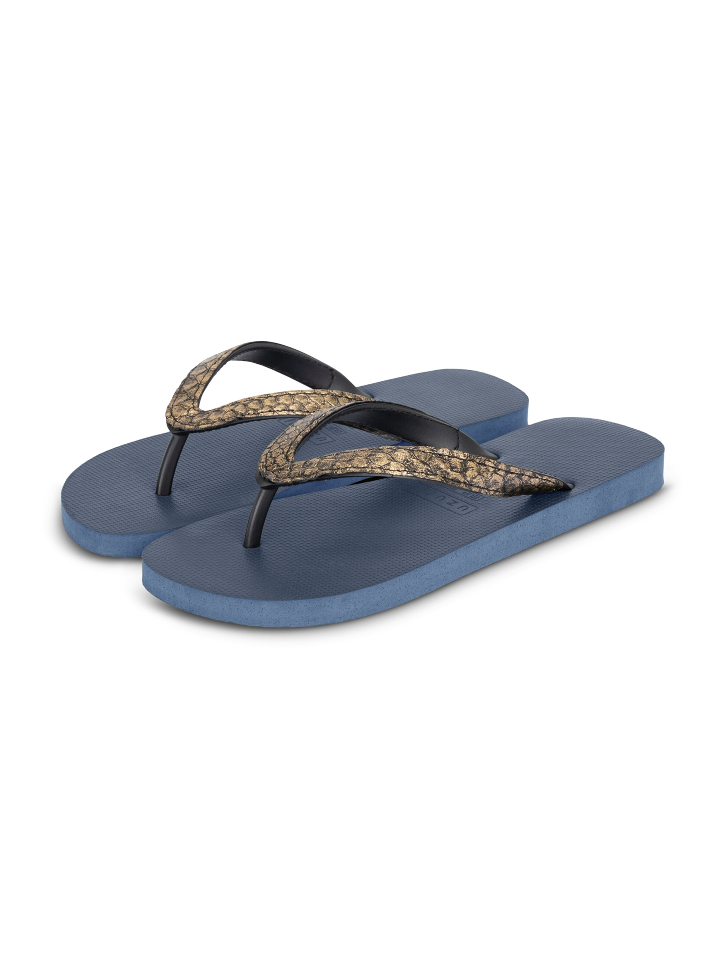 Uzurii Luxury Footwear Zehentrenner 'Python'‌ in Blau