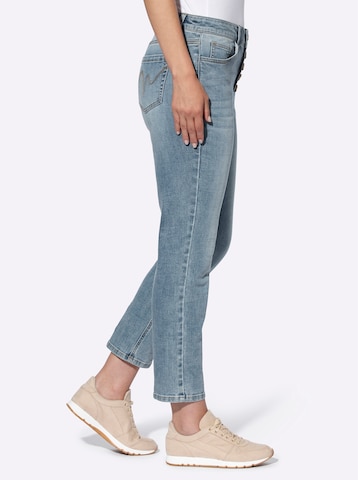 heine Slimfit Jeans i blå