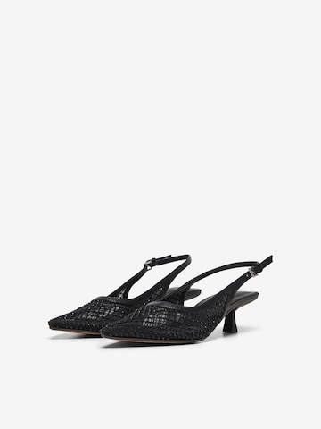 ONLY Лодочки с открытой пяткой в Черный