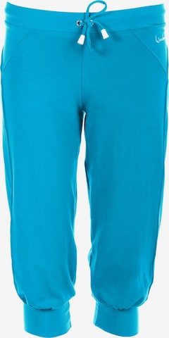 Winshape Zúžený strih Športové nohavice 'WBE5' - Modrá: predná strana
