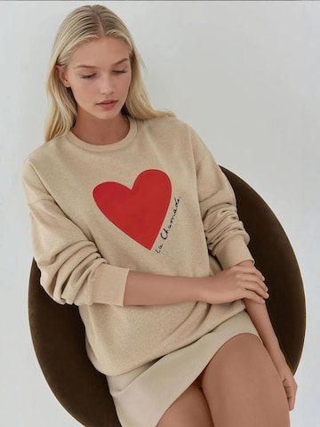 Hiccup - Sweatshirt em bege