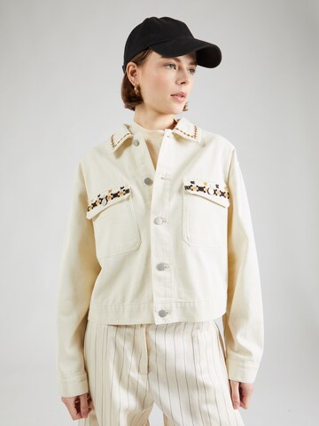 VILA Between-season jacket 'ZARZU' in Beige: front