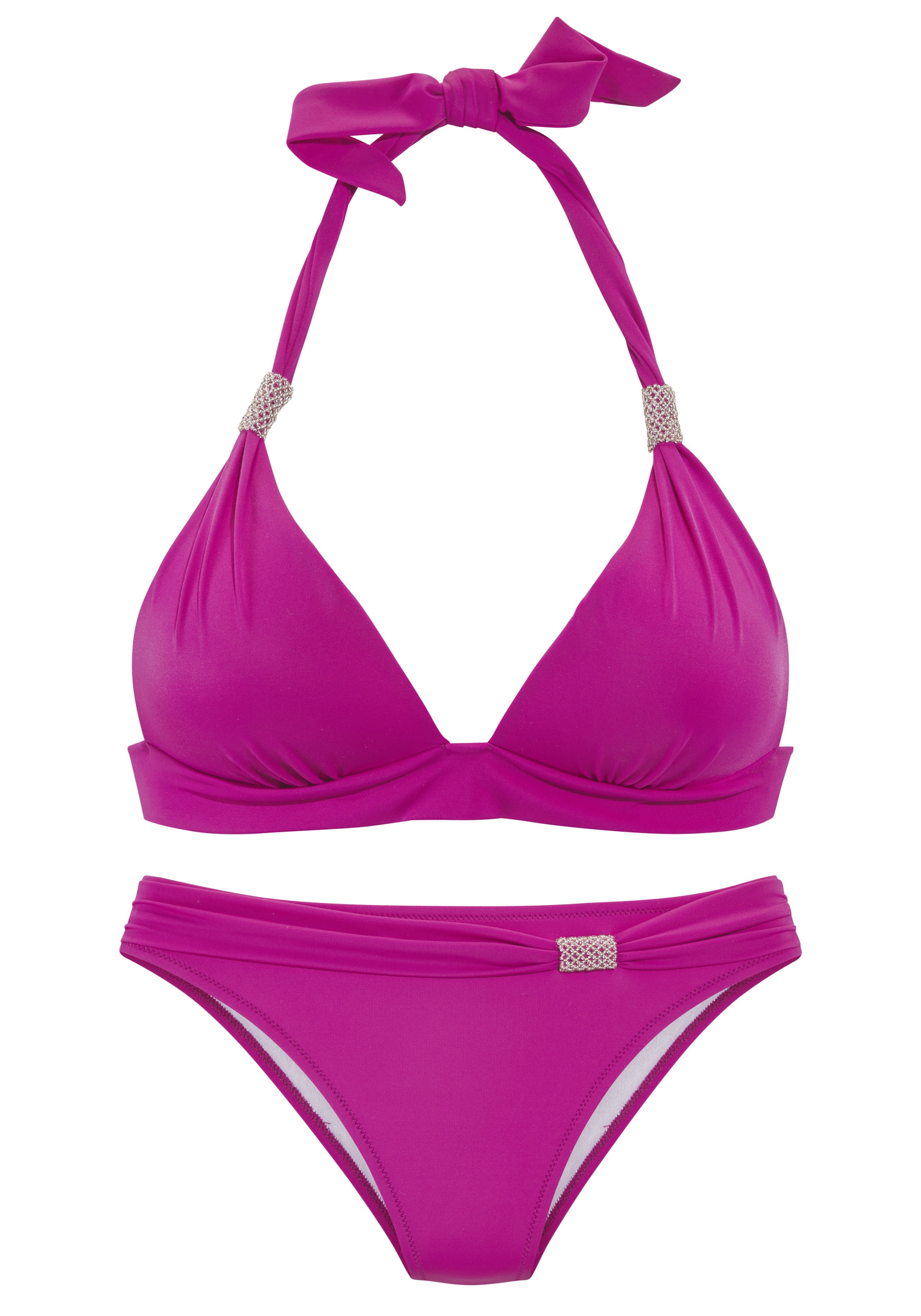 LASCANA - Triángulo Bikini en rosa: frente