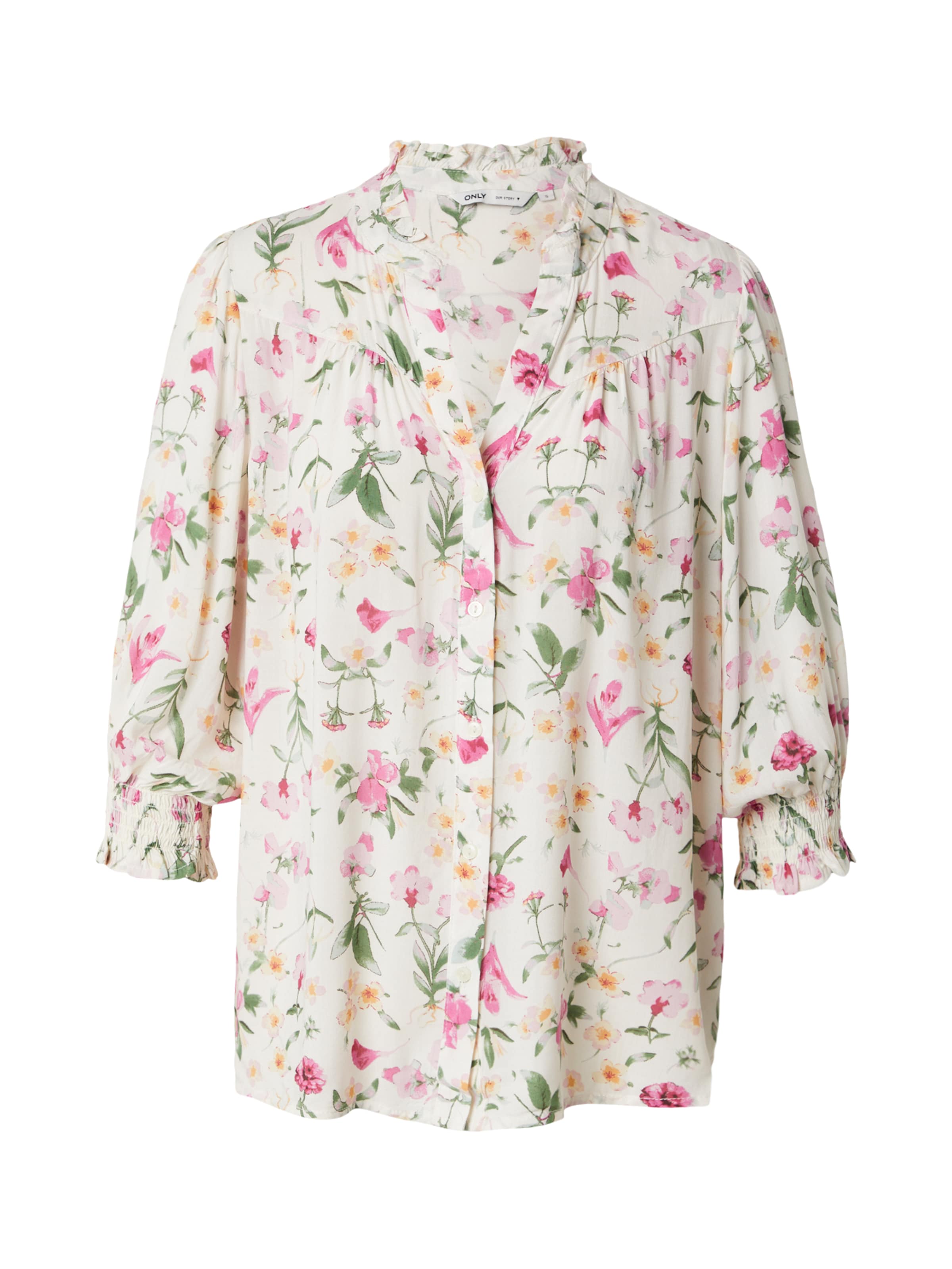 ONLY - Blusa 'ONLRAYA' en blanco: frente