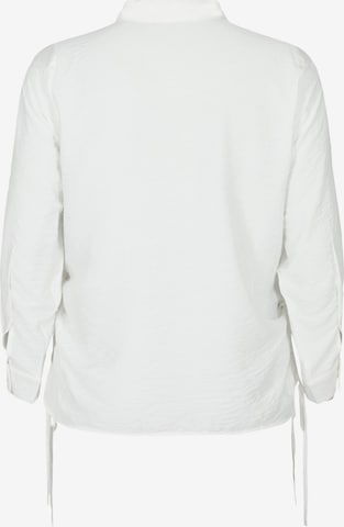 Camicia da donna 'XKAM' di Zizzi in bianco