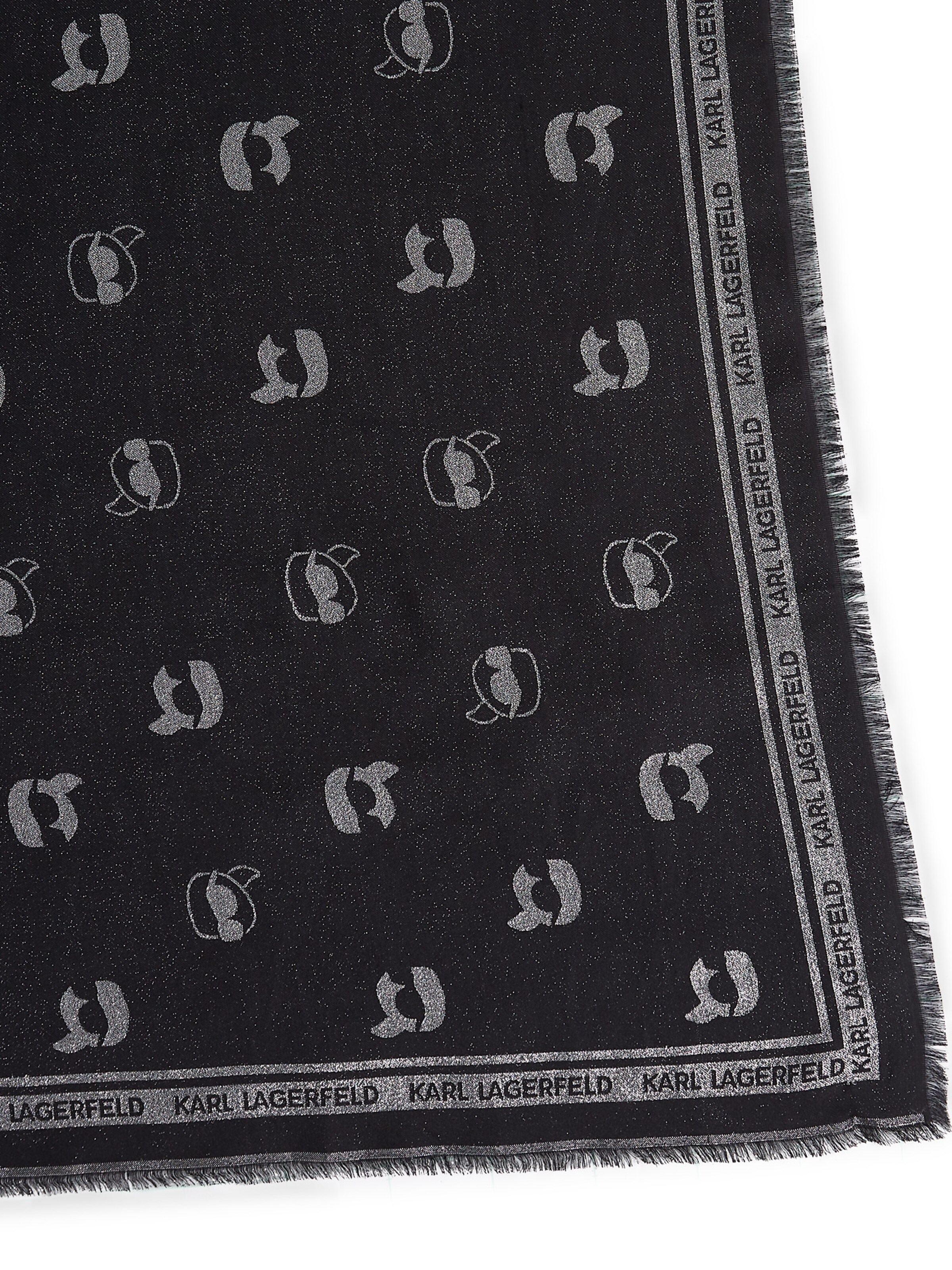 Karl Lagerfeld Платок 'Ikon' в Черный
