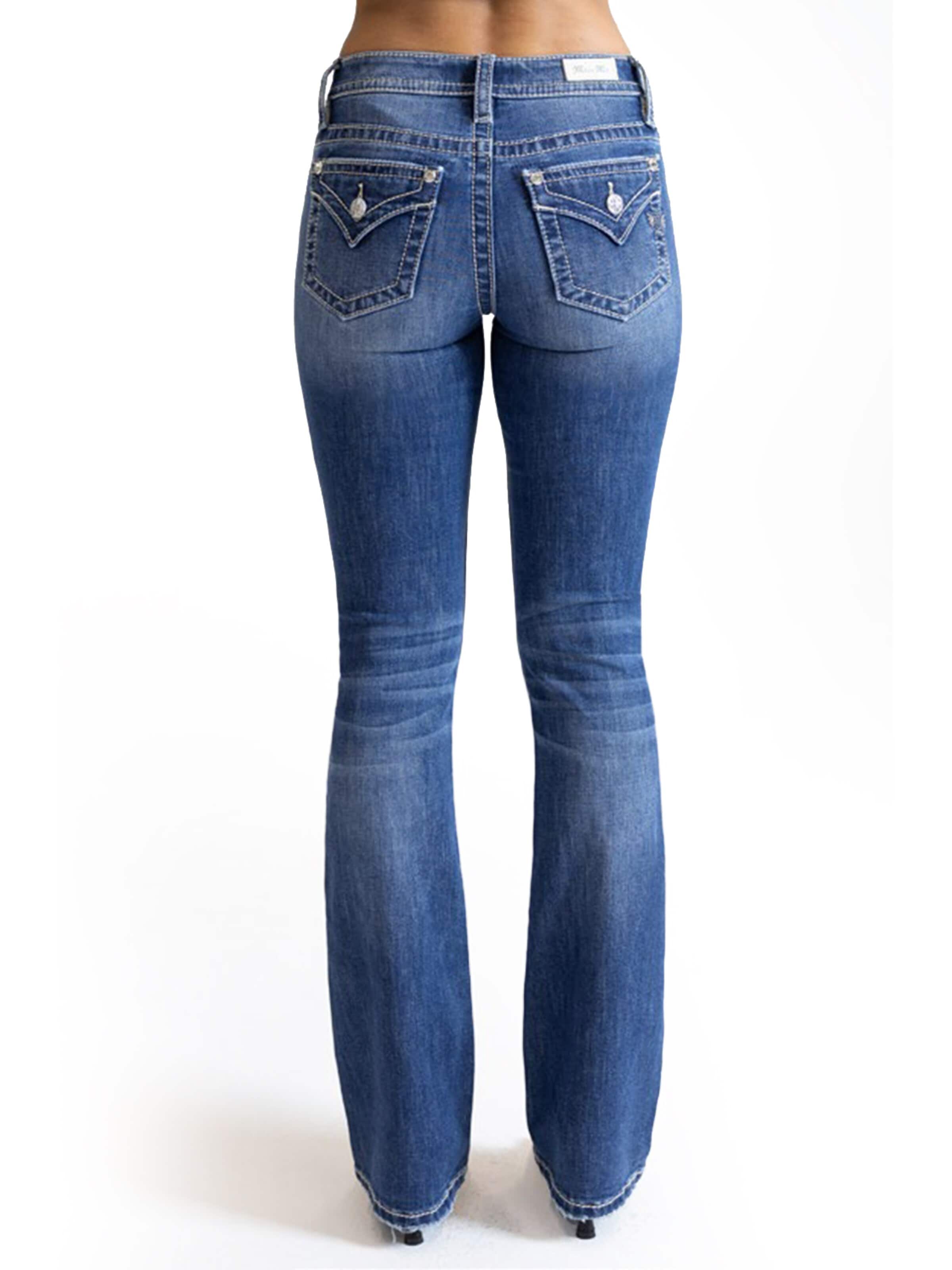 Miss Me Bootcut Jeans in Blauw