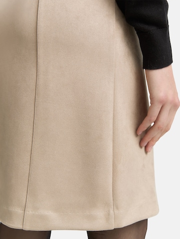 TOM TAILOR Skirt in Beige