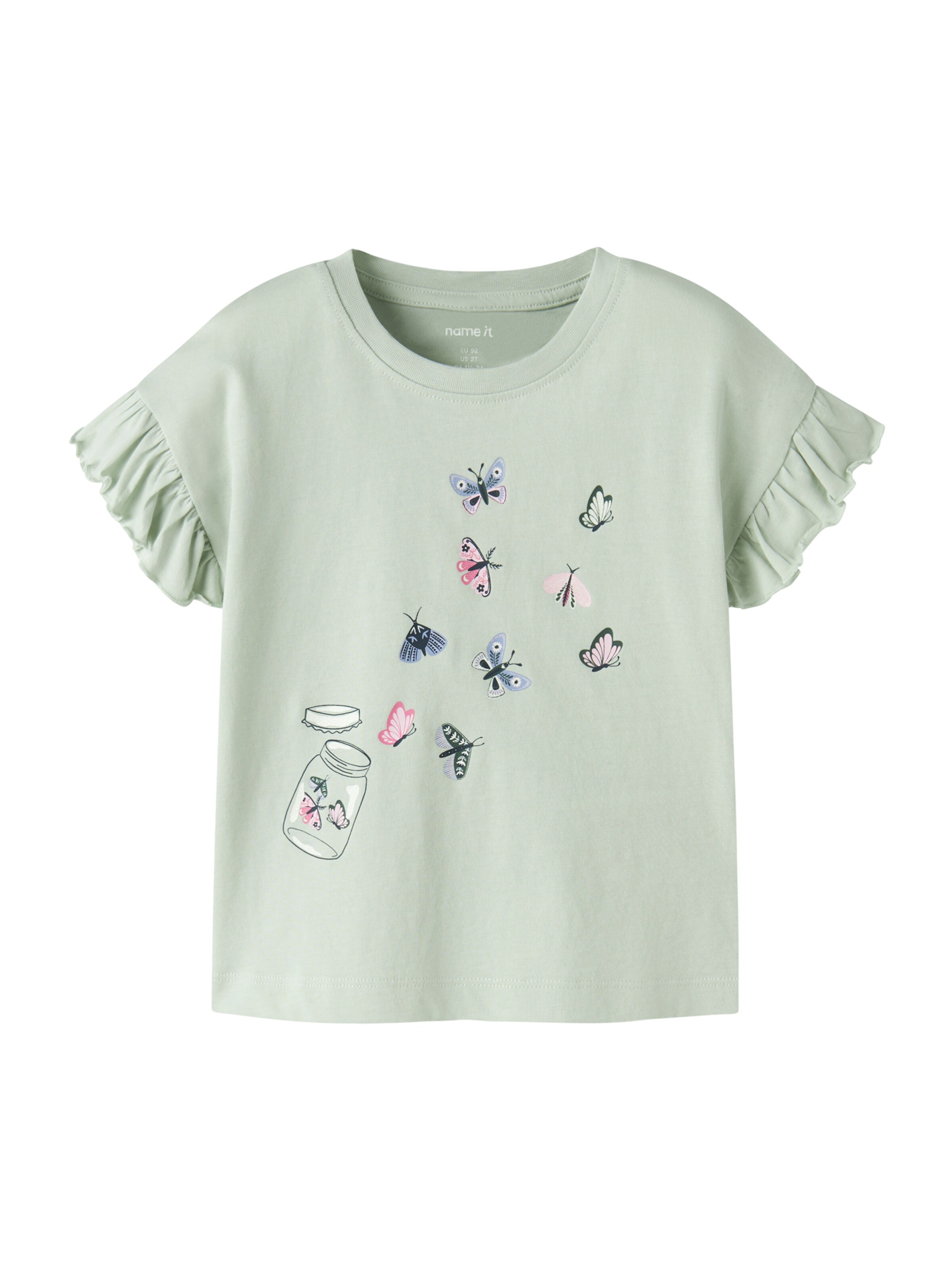 NAME IT - Camisola 'NMFVILENA' em verde: frente