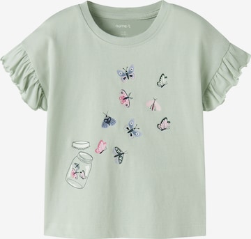 NAME IT - Camisola 'NMFVILENA' em verde: frente