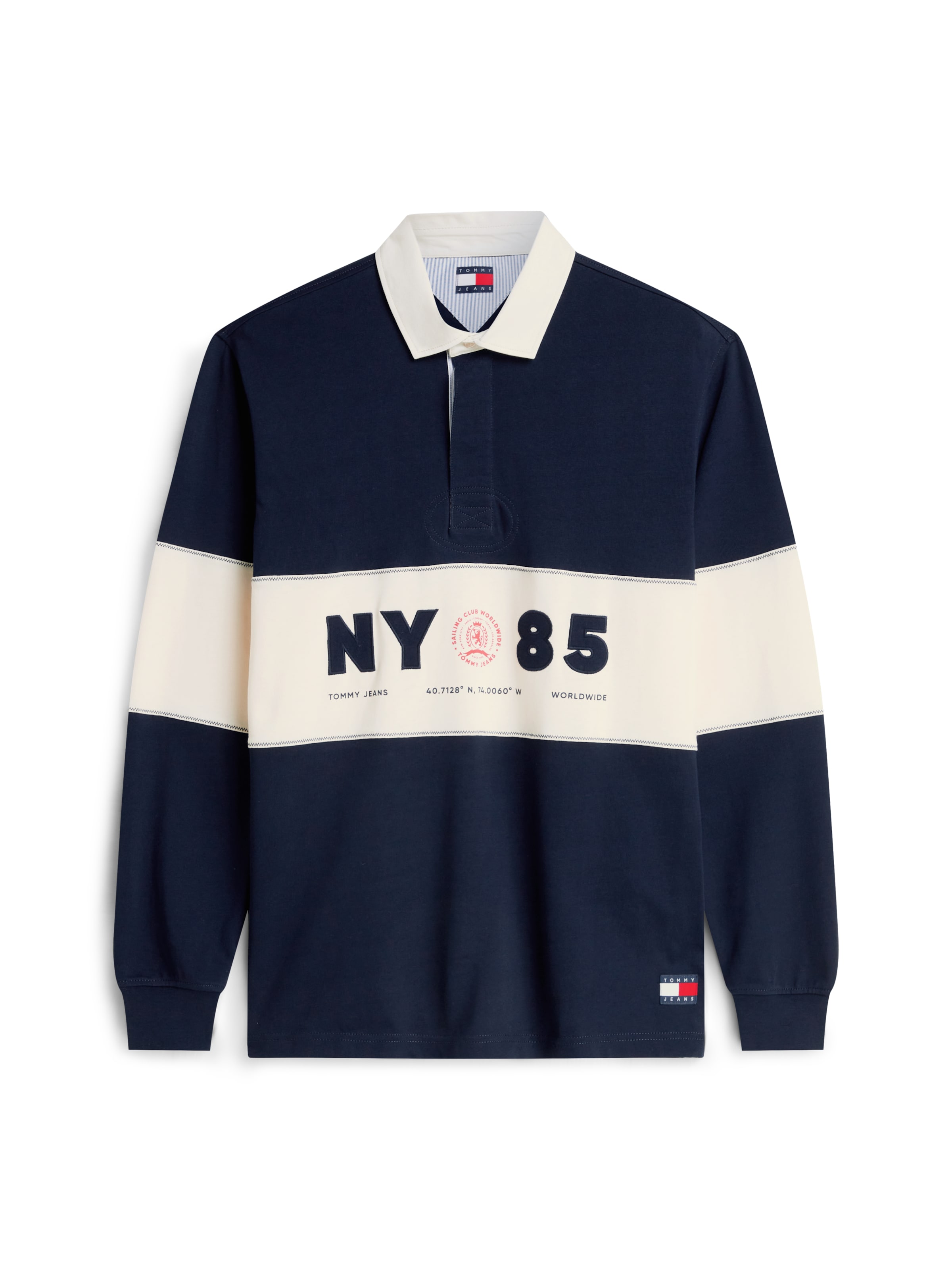 T-Shirt Tommy Jeans en bleu : devant