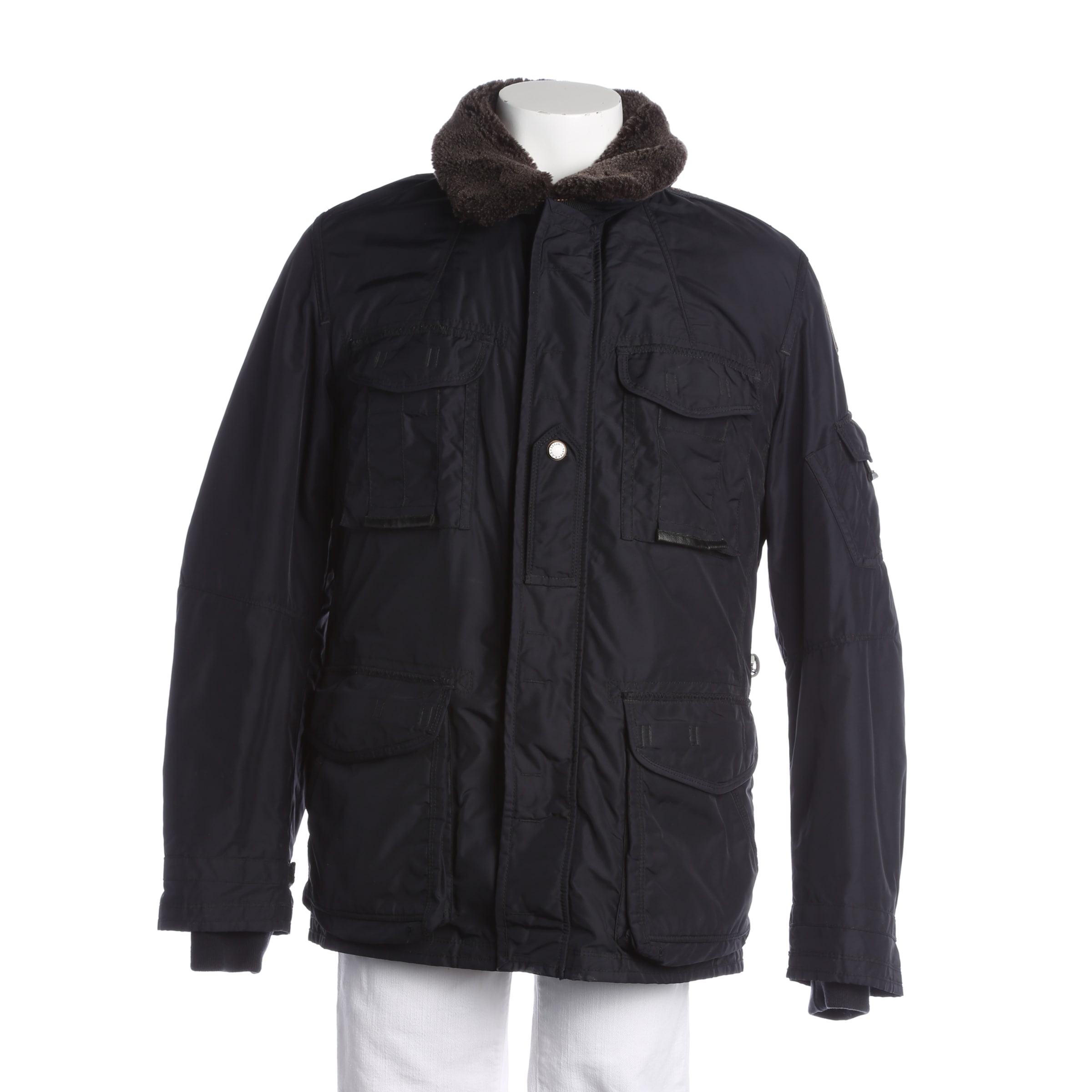 Parajumpers Winterjacke / Wintermantel M in Schwarz: Vorderseite