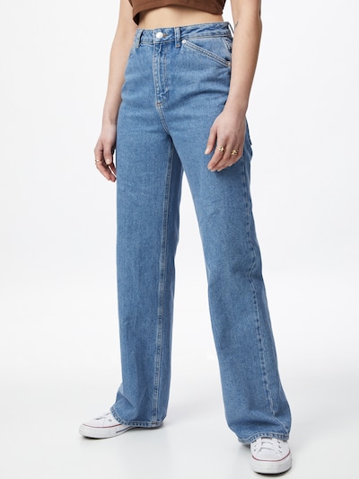 NA-KD Jeans in blue denim, Modelansicht