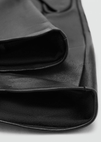 MANGO Fingerhandschuhe 'Gildi' in Schwarz