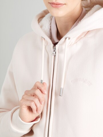 Superdry Кофта на молнии в Бежевый