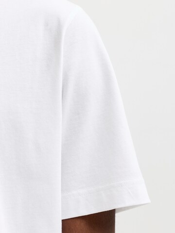 JACK & JONES Majica 'JORNORREBRO' | bela barva