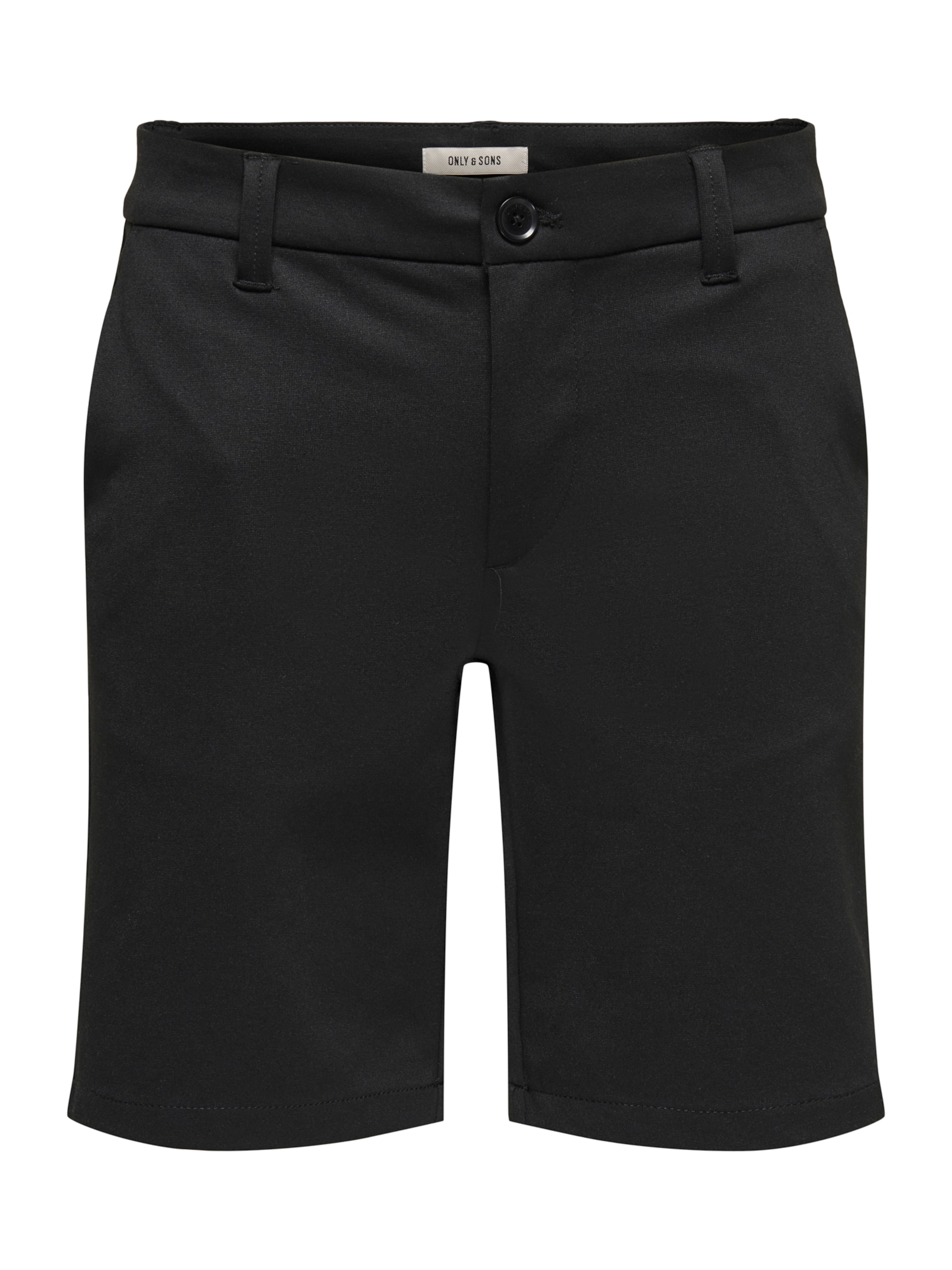 Only & Sons Слим Штаны 'ONSTHOR' в Черный: спереди