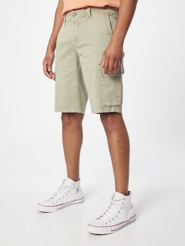 No Excess Regular Cargo trousers in Green: front