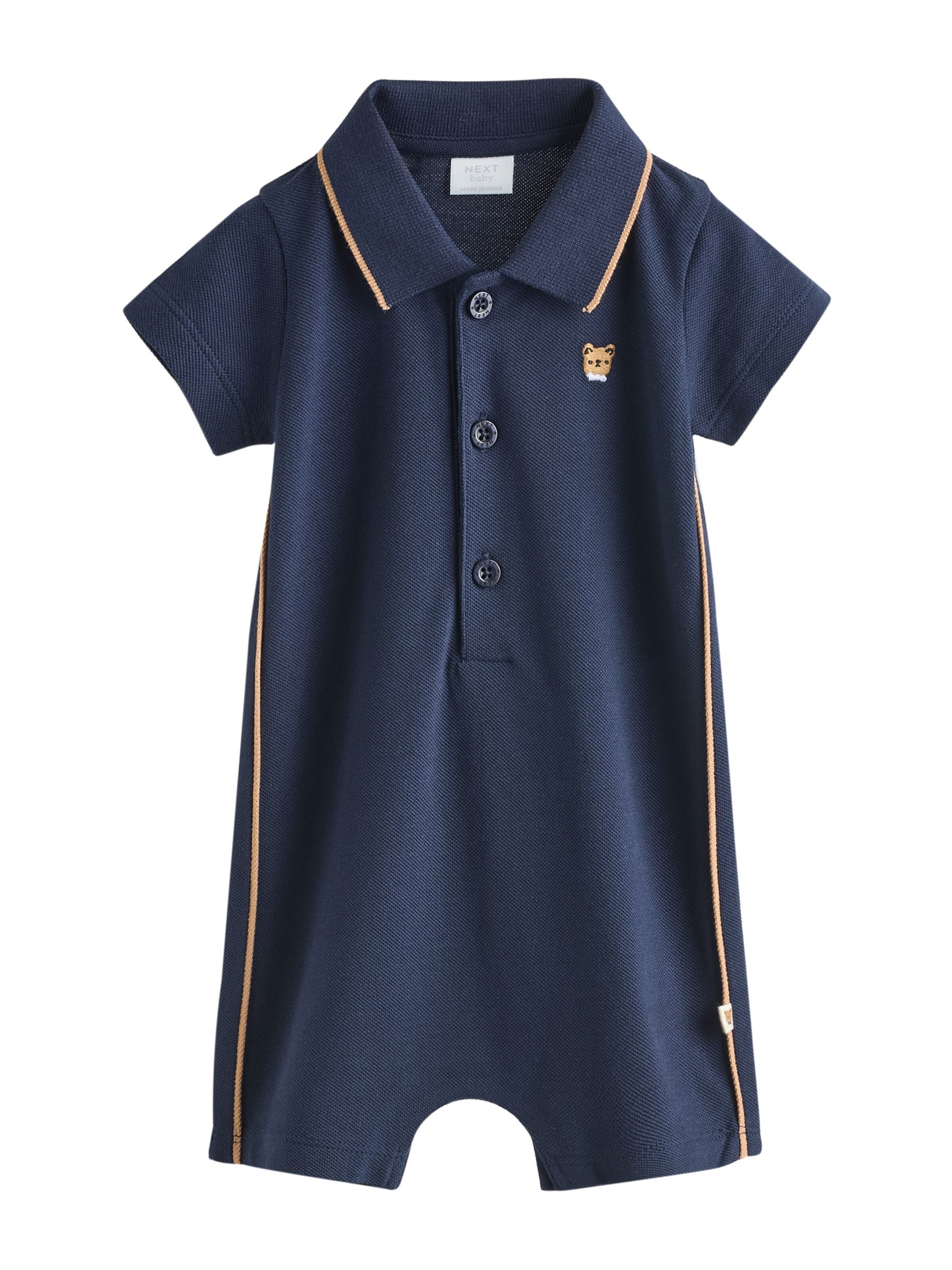 Tutina / body per bambino 'Smart Collar' di Next in blu