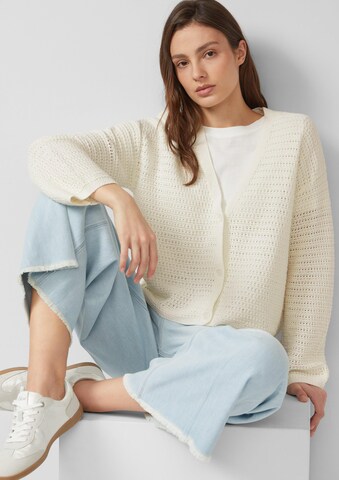 s.Oliver Strickjacke in Beige