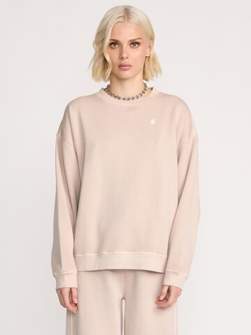 Volcom Sweatshirt in Beige: front