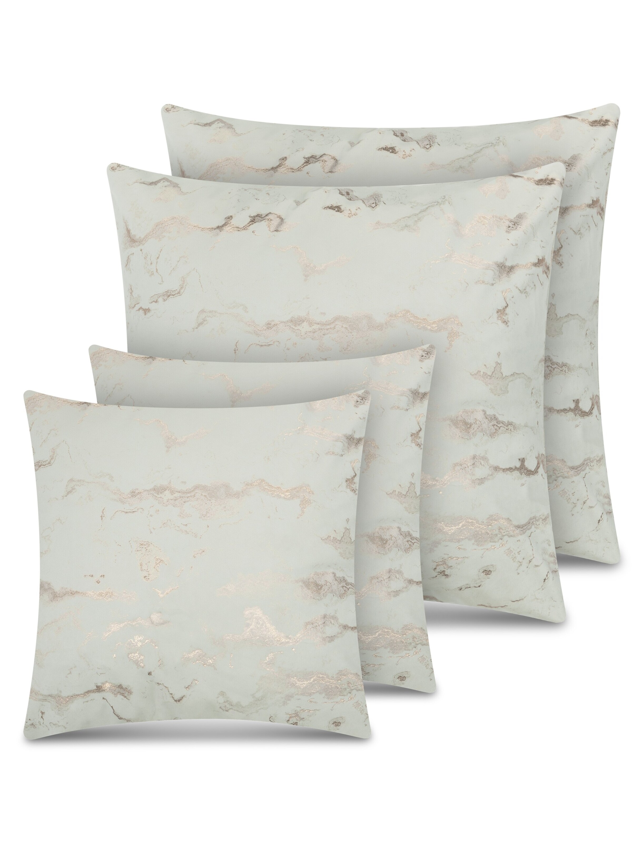 Aspero Kissen ' Carrara ' in rosa / weiß, Produktansicht