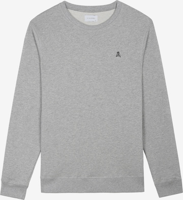 Sweat-shirt Scalpers en gris : devant