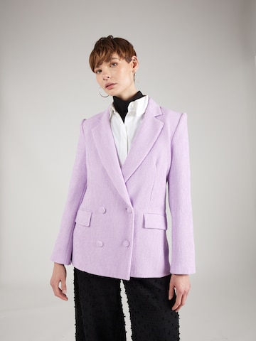 PATRIZIA PEPE - Blazer em roxo: frente