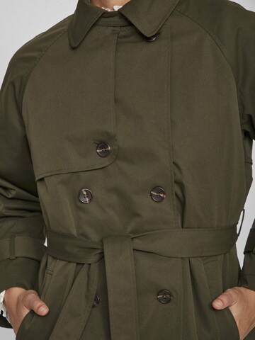 VILA Between-Seasons Coat in Green