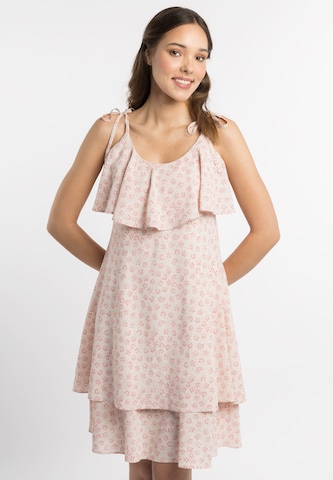 MYMO Summer Dress in Pink: front