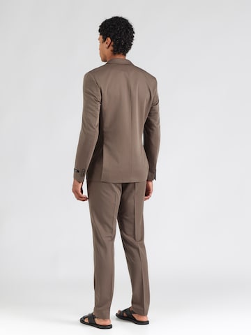 JACK & JONES Slim fit Suit 'JPRFranco' in Brown